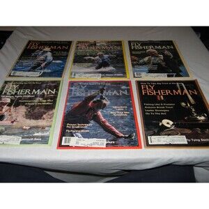 Lot Of 6 Different Fly Fisherman Magazine From 1984 Trout Orvis Fishing Reels
